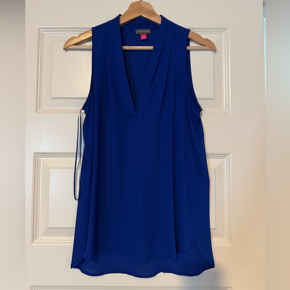 Vince Camuto Blue Sleeveless Blouse